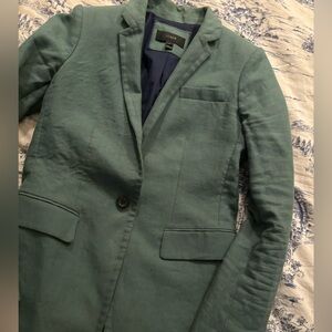 J. Crew Linen Blazer EUC